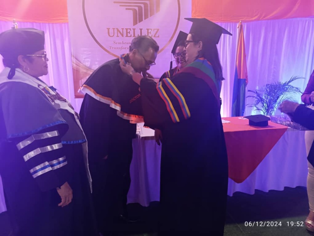  Unellez otorga Doctorado Honoris Causa al historiador Óscar Adolfo Alvarado