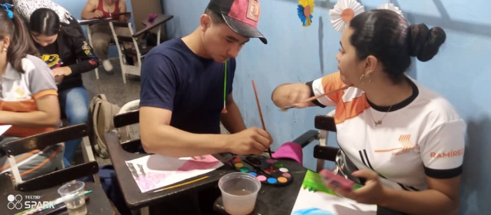 Estudiantes de Educación Integral del núcleo Socopó dictaron talleres de arte a la comunidad